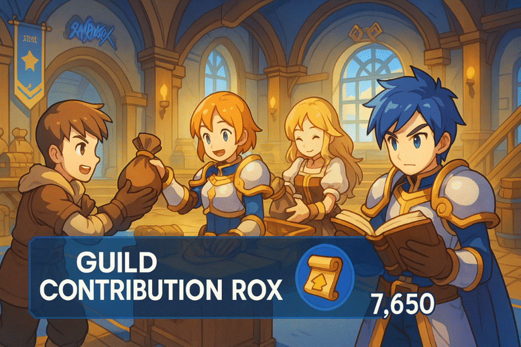 How to Get Guild Contribution Rox