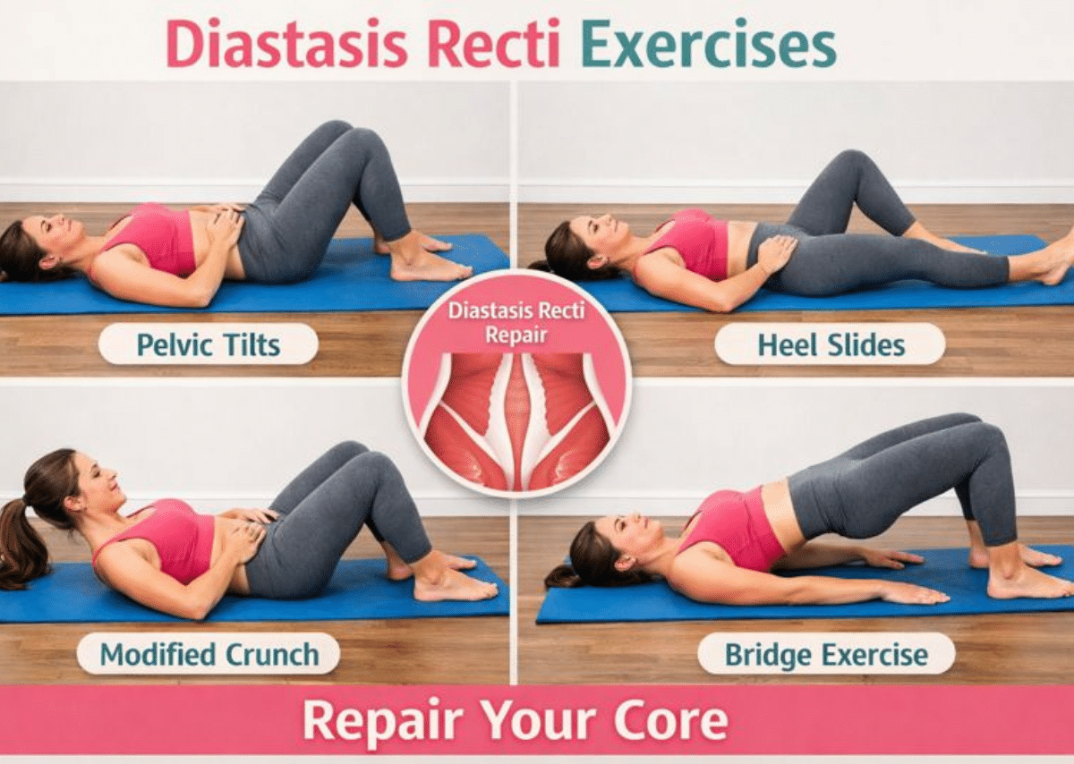 diastasis recti exercises
