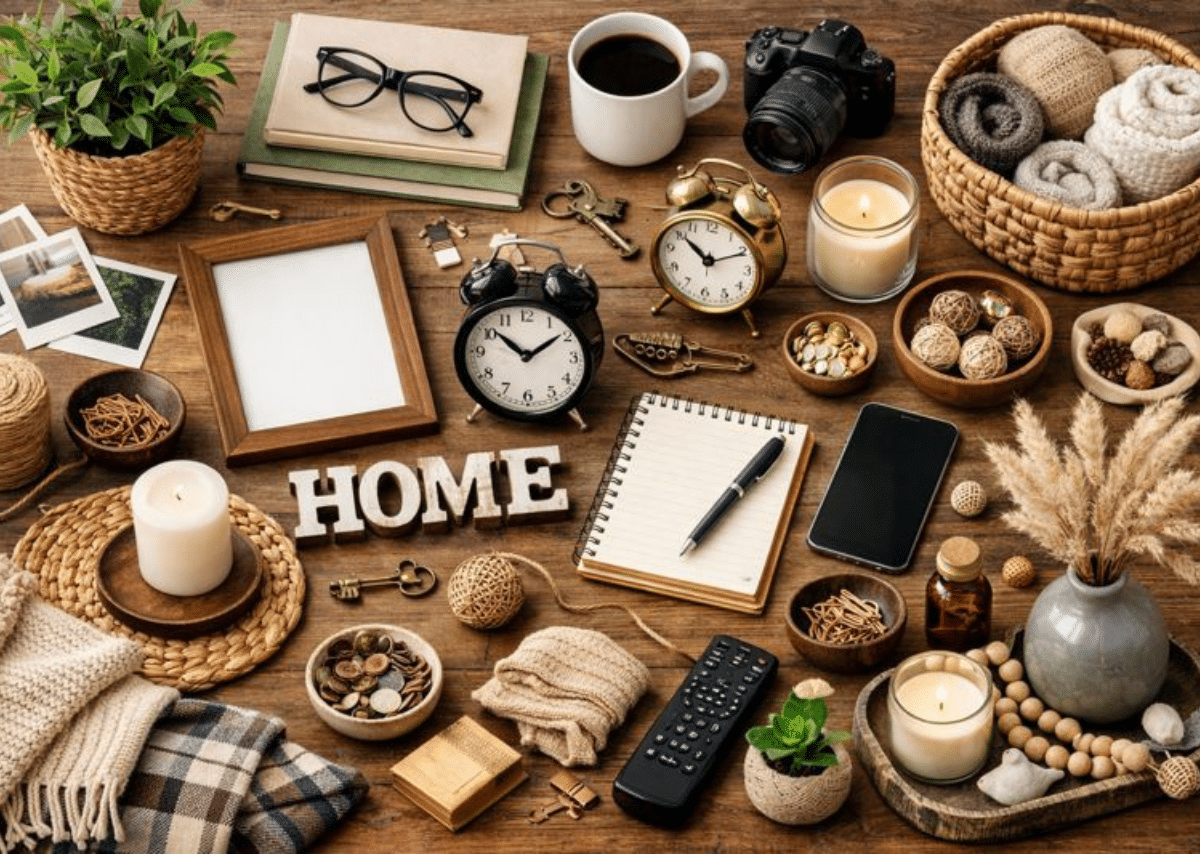 Common Home Decor Clutter Items