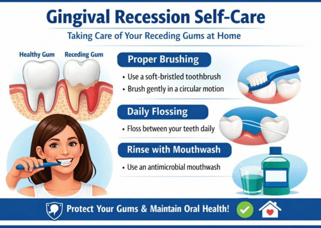 Gingival Recession Self-Care: Your Guide to Healthier Gums
